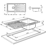 SMEG plautuvė SGE116.1D  | 3