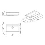 SMEG plautuvė VSGX860CT  | 5
