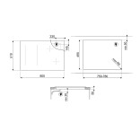 SMEG indukcinė kaitlentė SIM3864D  | 4