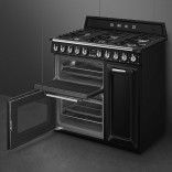 SMEG dujinė viryklė su 3 elektrinėmis orkaitėmis  | 4