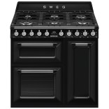 SMEG dujinė viryklė su 3 elektrinėmis orkaitėmis  | 1