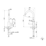 SMEG vandens maišytuvas MI4CR  | 3