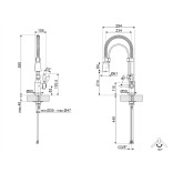 SMEG vandens maišytuvas MIDR7RA-2  | 4