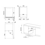 SMEG vyno šaldytuvas CVI638RN3, (38 vnt., butelių)  | 9