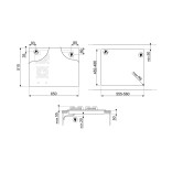 SMEG dujinė - indukcinė kaitlentė PM6643R  | 2