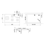 SMEG dujinė kaitlentė PV395LN  | 4