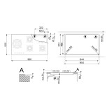 SMEG dujinė kaitlentė PV395LN  | 5