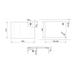 SMEG indukcinė kaitlentė SIM1864DG  | 4