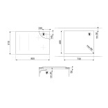 SMEG indukcinė kaitlentė SI1M4844D  | 2