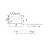 SMEG plautuvė VSGX860MN  | 5