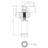 SMEG muilo dozatorius KITDSCOT2 | 2