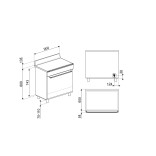 SMEG indukcinė viryklė su elektrine orkaite  | 8
