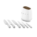 SMEG peilių rinkinys su stovu KBSF02WH, 7 dalys | 4