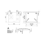 SMEG dujinė kaitlentė PV363LN  | 4