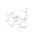 SMEG dujinė viryklė su 2 elektrinėmis orkaitėmis  | 7