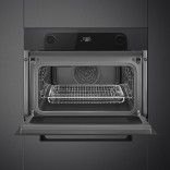 SMEG orkaitė su mikrobangų funkcija SO4201M1BI | 3