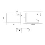 SMEG indukcinė kaitlentė SI1M24844D  | 5