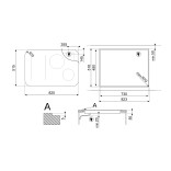 SMEG indukcinė kaitlentė Isola Flat SISL7844  | 5
