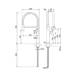 SMEG vandens maišytuvas MDF50SBM  | 3