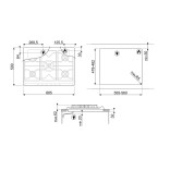 SMEG dujinė kaitlentė SRV876AVOGH2 | 2