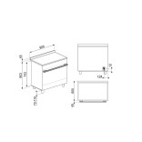 SMEG indukcinė viryklė su elektrine orkaite CPF9IPBL | 4
