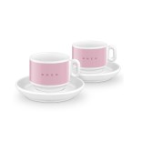 SMEG porcelianinių espresso puodelių rinkinys 2 vnt., 84 ml | 1