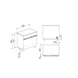 SMEG indukcinė viryklė su 2 elektrinėmis orkaitėmis CPF92IMBL | 5