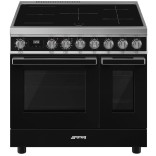 SMEG indukcinė viryklė su 2 elektrinėmis orkaitėmis CPF92IMBL | 1