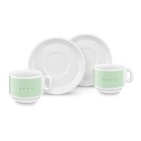 SMEG porcelianinių espresso puodelių rinkinys 2 vnt., 84 ml | 5
