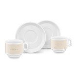 SMEG porcelianinių espresso puodelių rinkinys 2 vnt., 84 ml | 5