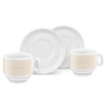 SMEG porcelianinių cappuccino puodelių rinkinys 2 vnt., 200 ml | 5