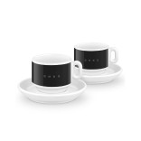 SMEG porcelianinių espresso puodelių rinkinys 2 vnt., 84 ml | 1