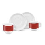 SMEG porcelianinių espresso puodelių rinkinys 2 vnt., 84 ml | 5