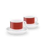 SMEG porcelianinių espresso puodelių rinkinys 2 vnt., 84 ml | 1