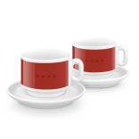 SMEG porcelianinių cappuccino puodelių rinkinys 2 vnt., 200 ml | 1