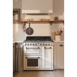 SMEG dujinė viryklė su 3 elektrinėmis orkaitėmis  | 2