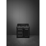 SMEG dujinė viryklė su 3 elektrinėmis orkaitėmis  | 2