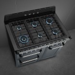 SMEG dujinė viryklė su 3 elektrinėmis orkaitėmis  | 5