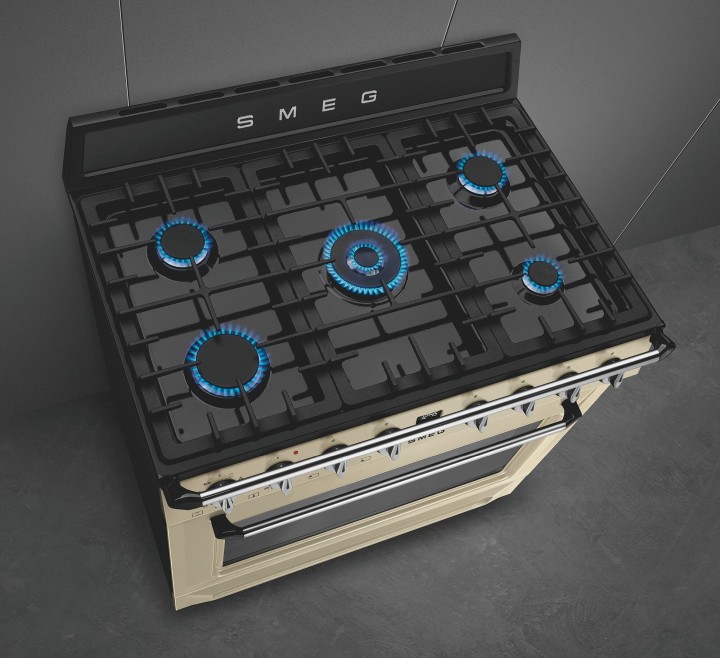 SMEG dujinė viryklė su elektrine orkaite  | 3