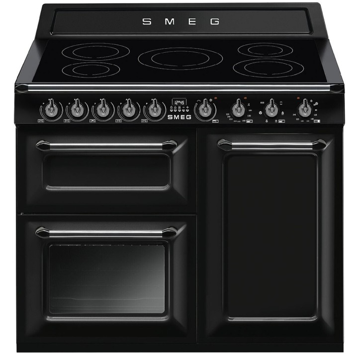 SMEG dujinė viryklė su 3 elektrinėmis orkaitėmis  | 1
