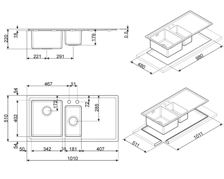 SMEG plautuvė LFT102D  | 2