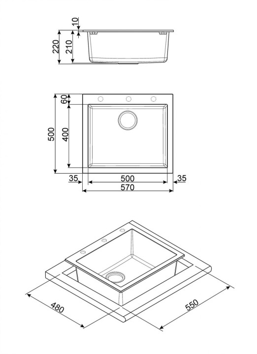 SMEG plautuvė VZ57B  | 2