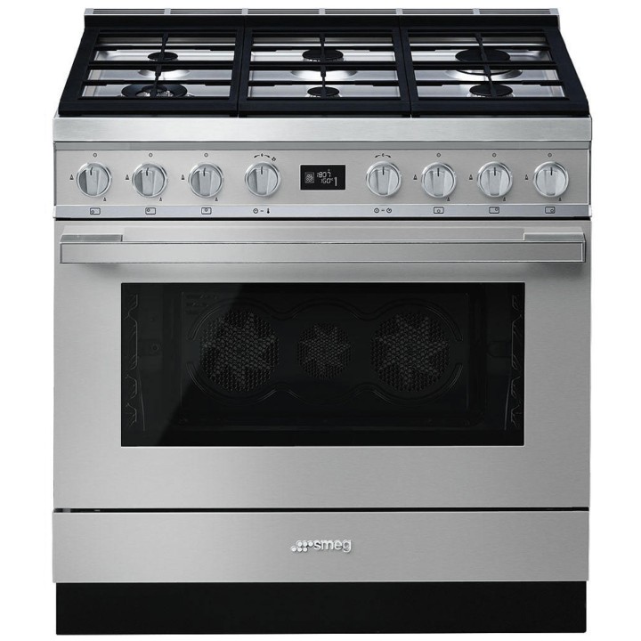 SMEG dujinė viryklė su elektrine orkaite CPF9GPX | 1