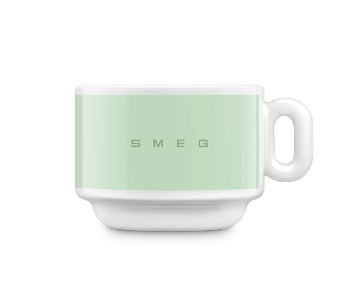 SMEG porcelianinių espresso puodelių rinkinys 2 vnt., 84 ml | 2
