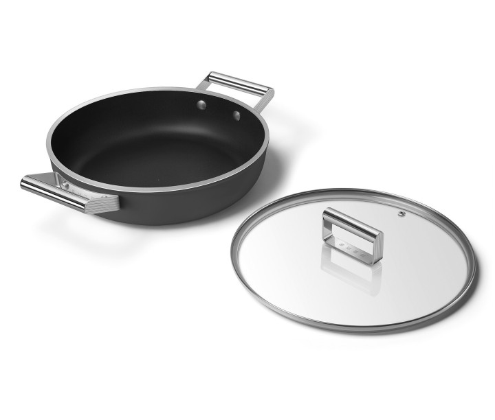 SMEG troškintuvas su dangčiu Ø 24 cm, 4,3 l | 2