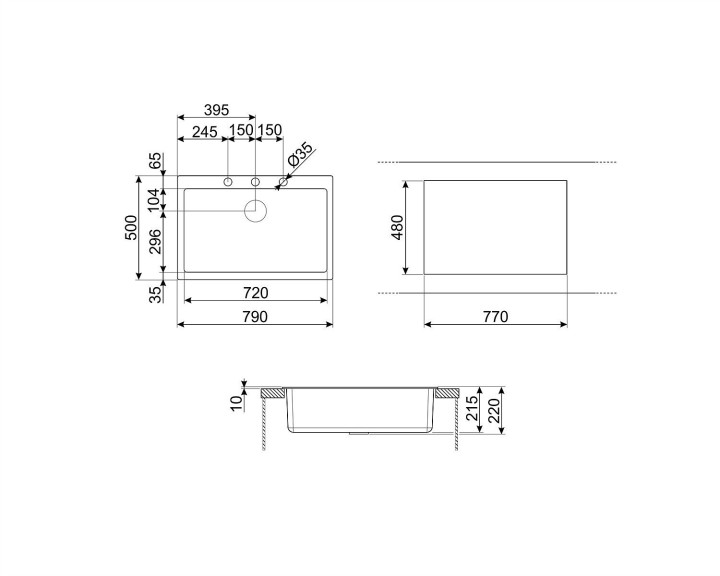 SMEG plautuvė VZ79B  | 2
