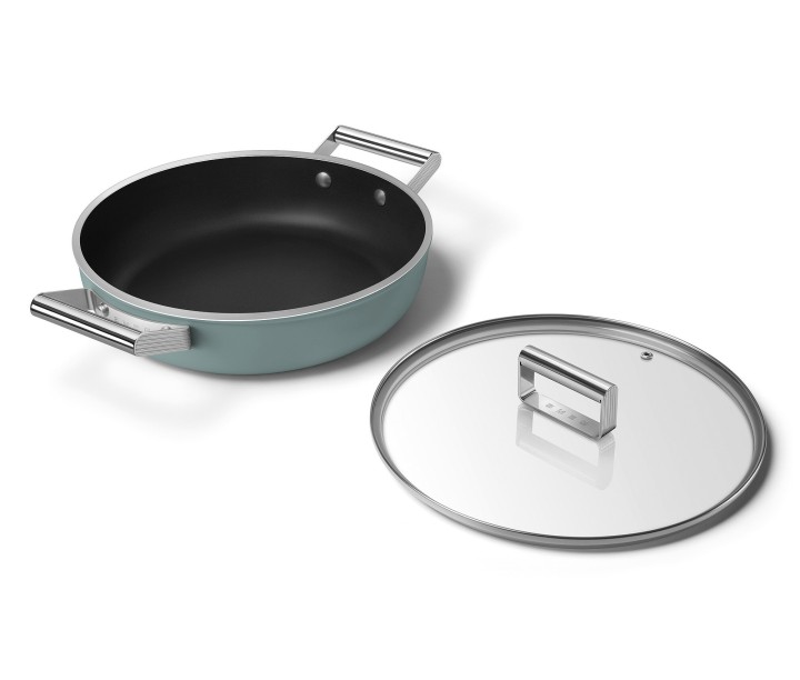 SMEG troškintuvas su dangčiu Ø 24 cm, 4,3 l | 2