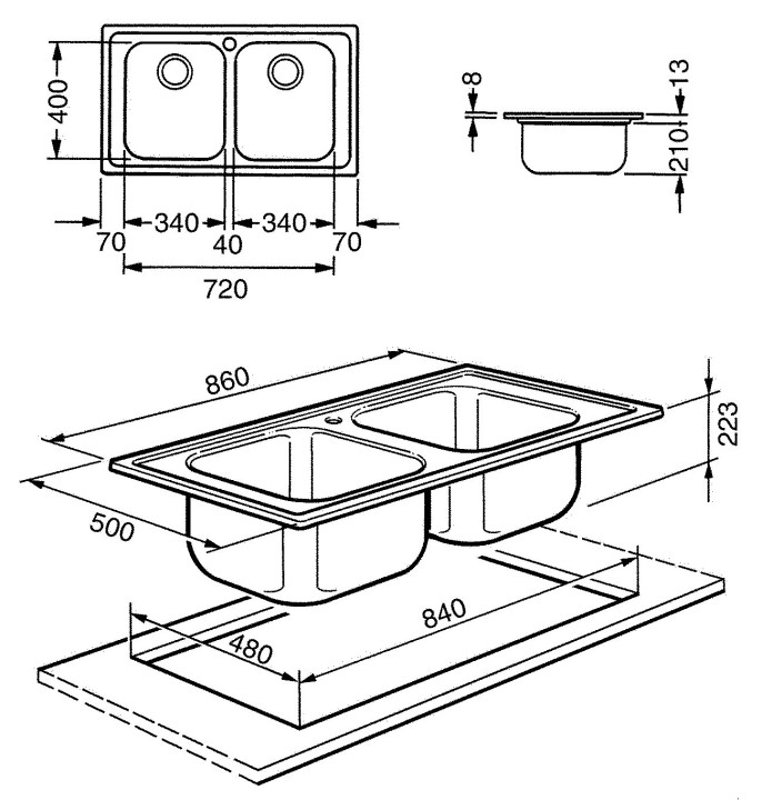 SMEG plautuvė LM862-2  | 3
