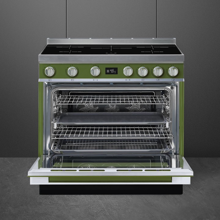 SMEG indukcinė viryklė su elektrine orkaite CPF9IPOG | 4