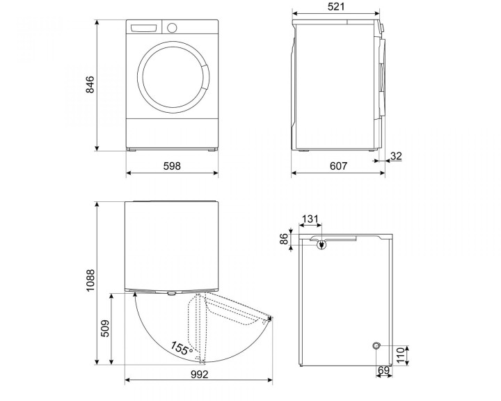 SMEG džiovyklė DNP83SLIN  | 4